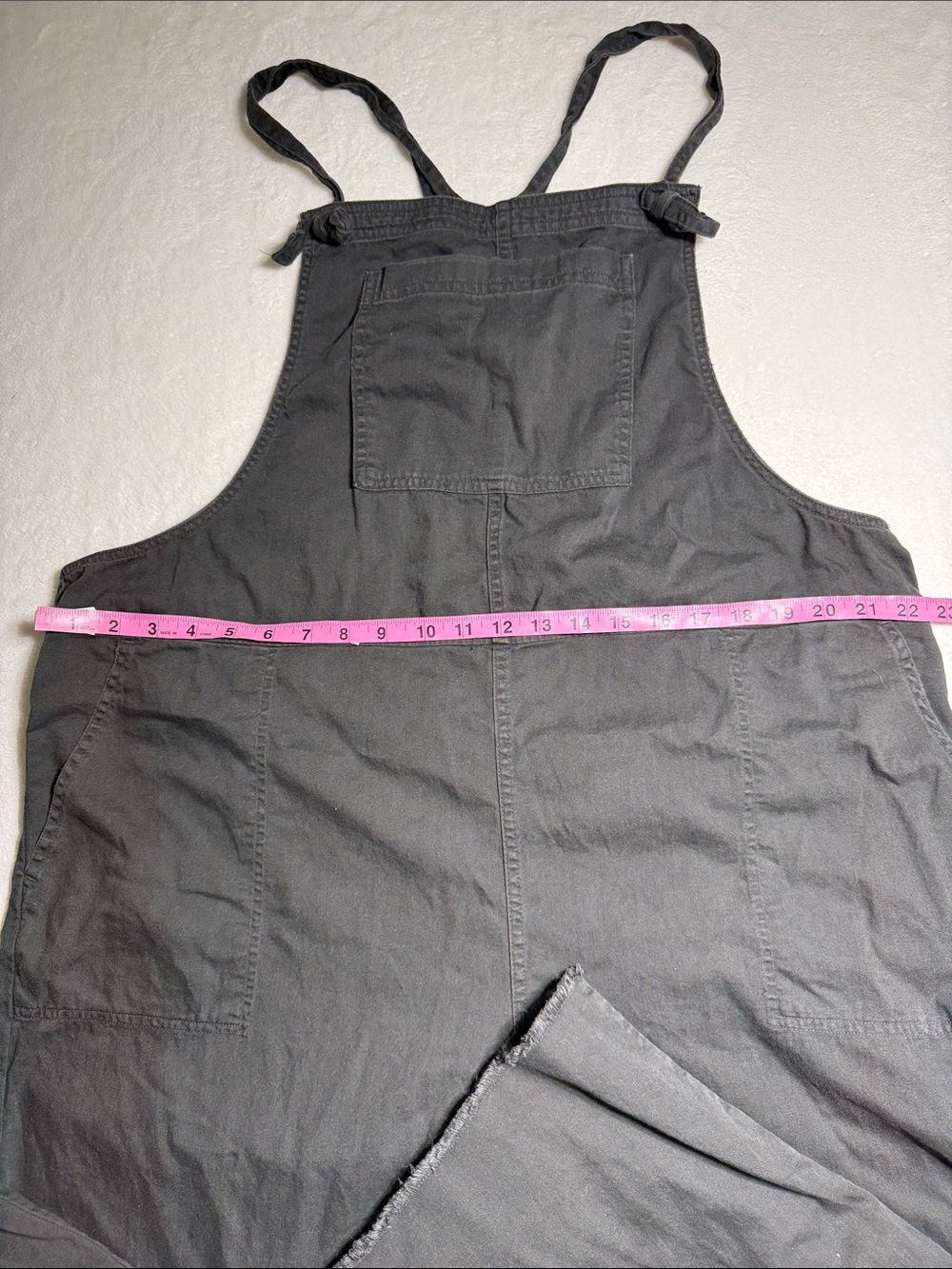 aerie Dark Gray Cotton Overalls Jumpsuit with Wide Legs - Picture 5 of 8